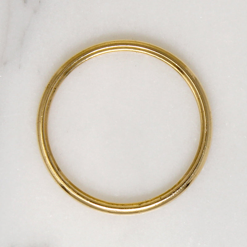 Shapely 18k Gold Size 10 Tiffany & Co. Band