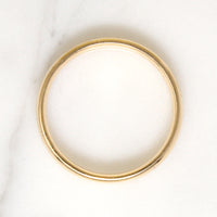 Half Round Comfort Fit Size 11.75 Gold Band