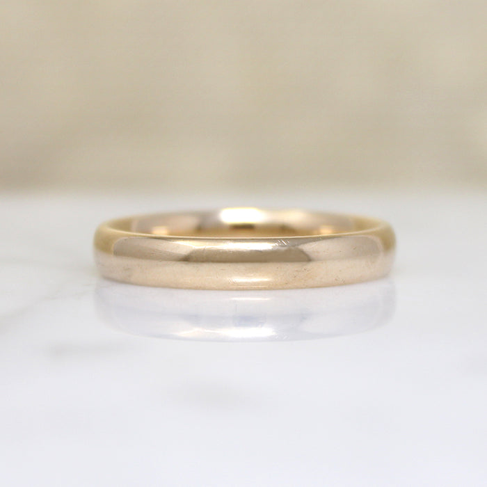 Half Round Comfort Fit Size 11.75 Gold Band