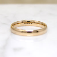 Half Round Comfort Fit Size 11.75 Gold Band