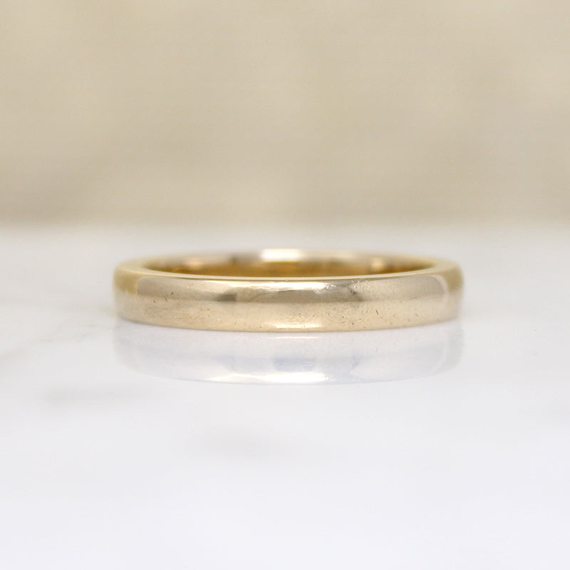 Pleasing Profile Size 10.5 14k Gold Band