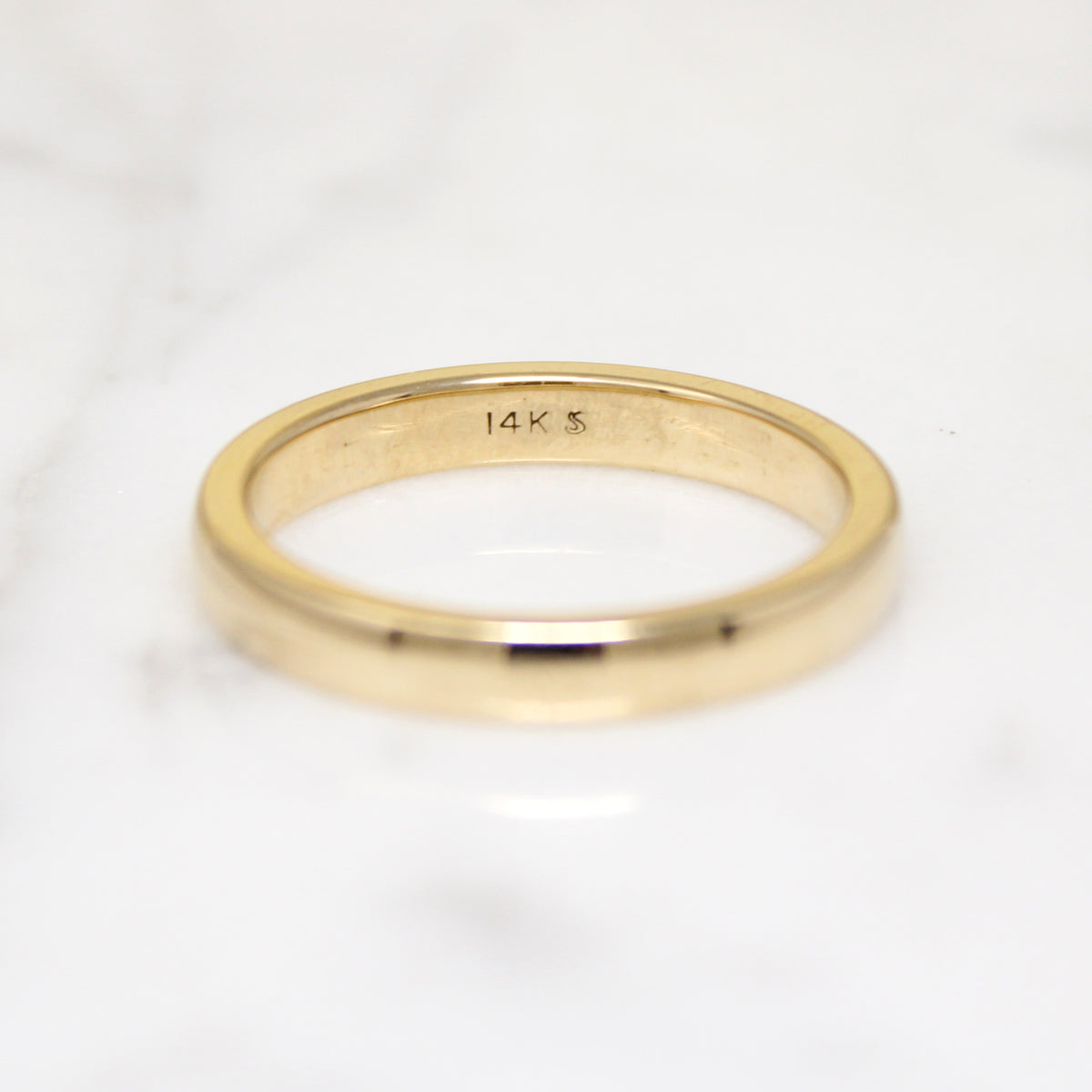Pleasing Profile Size 10.5 14k Gold Band