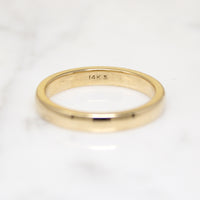Pleasing Profile Size 10.5 14k Gold Band