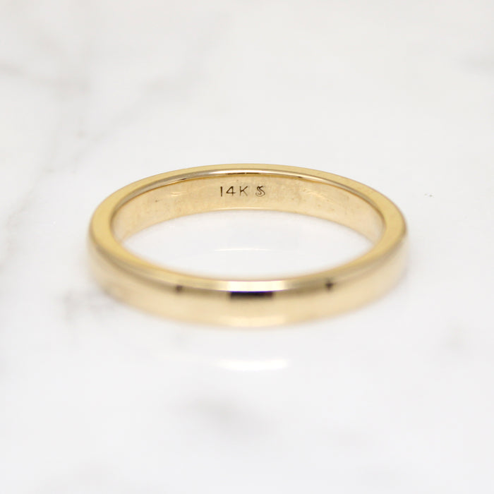 Pleasing Profile Size 10.5 14k Gold Band