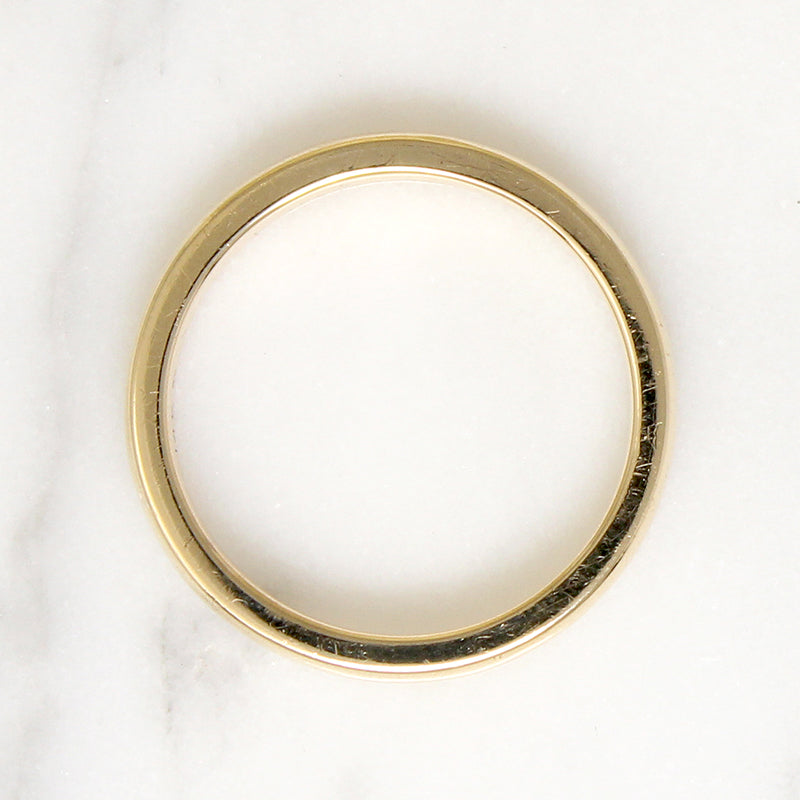Pleasing Profile Size 10.5 14k Gold Band