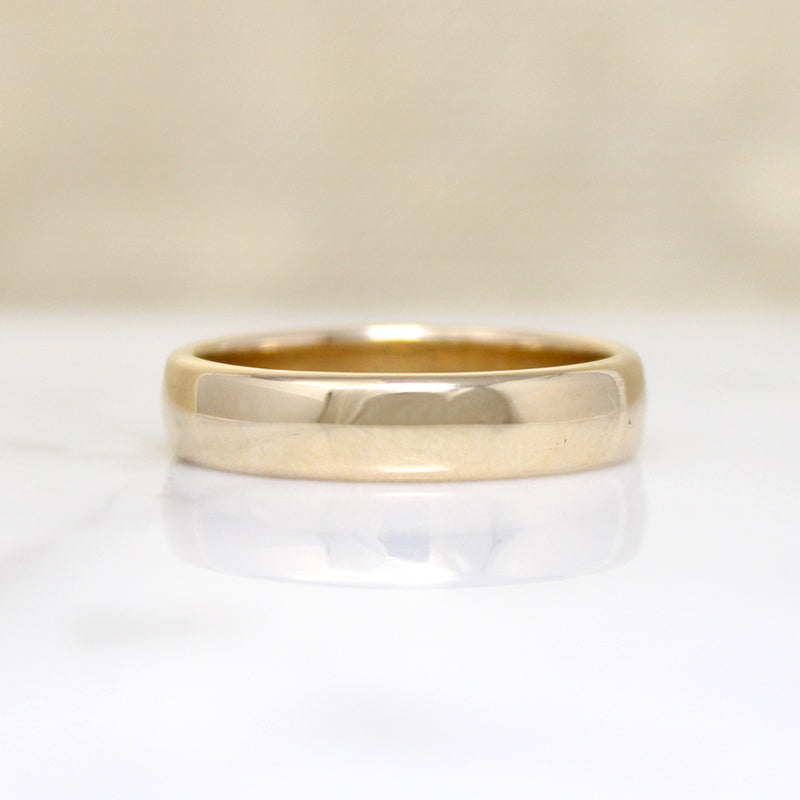 Glossy 14k Gold Size 9.75 ArtCarved Wedding Band