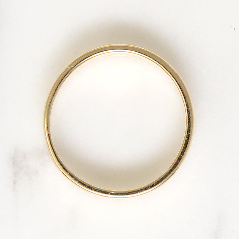 Edwardian Anniversary Gift Size 7.5 Gold Band