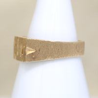 Eff Bomb Funky 14k Gold Signet