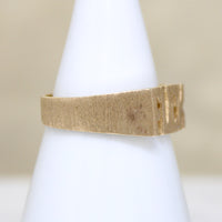 Eff Bomb Funky 14k Gold Signet