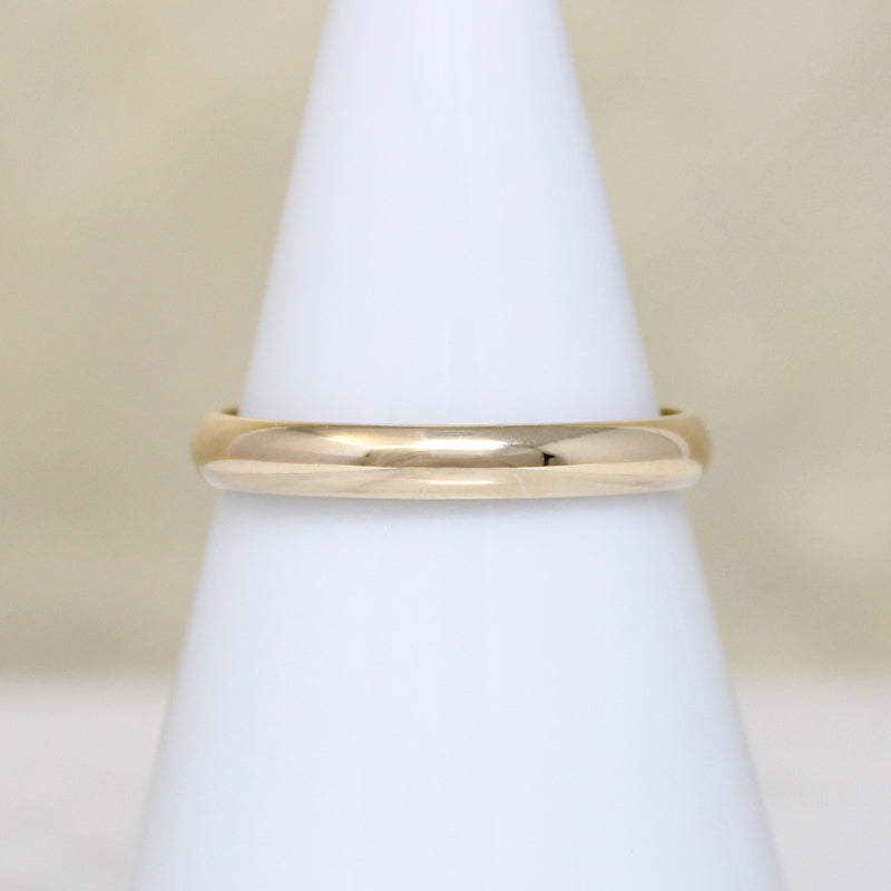 Vintage 14k Gold 4mm Band Size 9