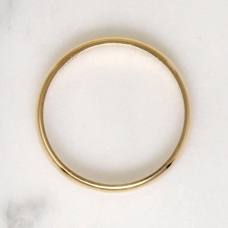 Vintage 14k Gold 4mm Band Size 9
