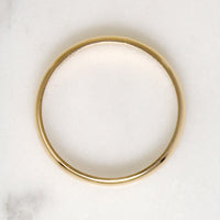 Vintage 14k Gold 4mm Band Size 9