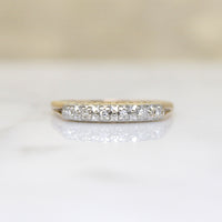 Classic Two-Tone 14k Gold & Diamond Band