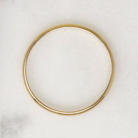 Slender 10k Gold Vintage Wedding Band Size 7