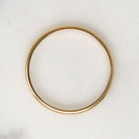 Slim 10k Gold Vintage Wedding Band Size 6.25