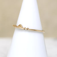 Dainty 14k Gold Puzzle Ring Band