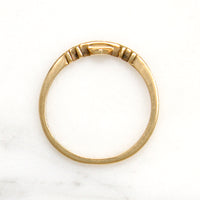 Dainty 14k Gold Puzzle Ring Band