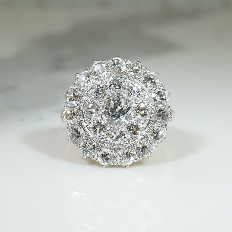 Sparkle Plenty Edwardian Target Ring