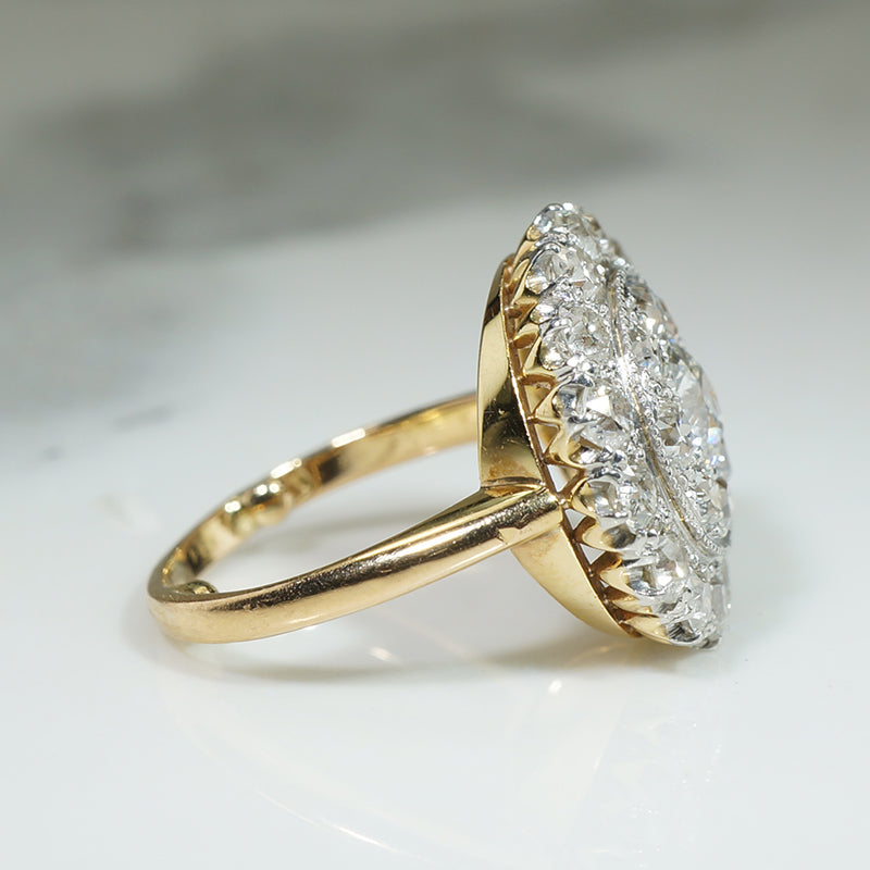 Sparkle Plenty Edwardian Target Ring
