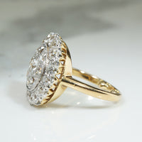 Sparkle Plenty Edwardian Target Ring