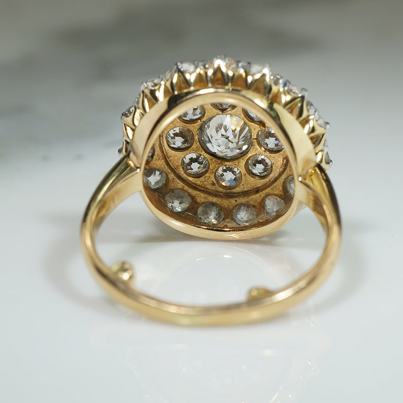 Sparkle Plenty Edwardian Target Ring