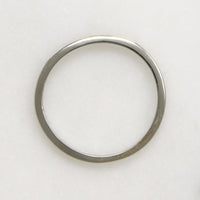 Dainty Diamond & 18k White Gold Band