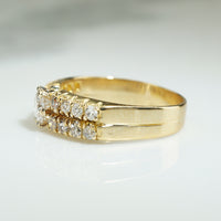 Gold Beauty OMC Diamond Engagement Ring