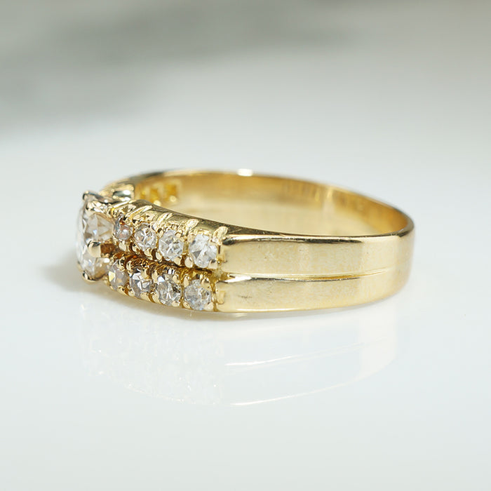 Gold Beauty OMC Diamond Engagement Ring