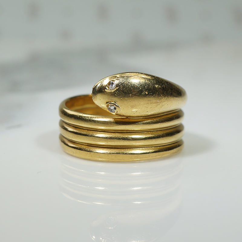 Fabulous Sinuous Snake Ring