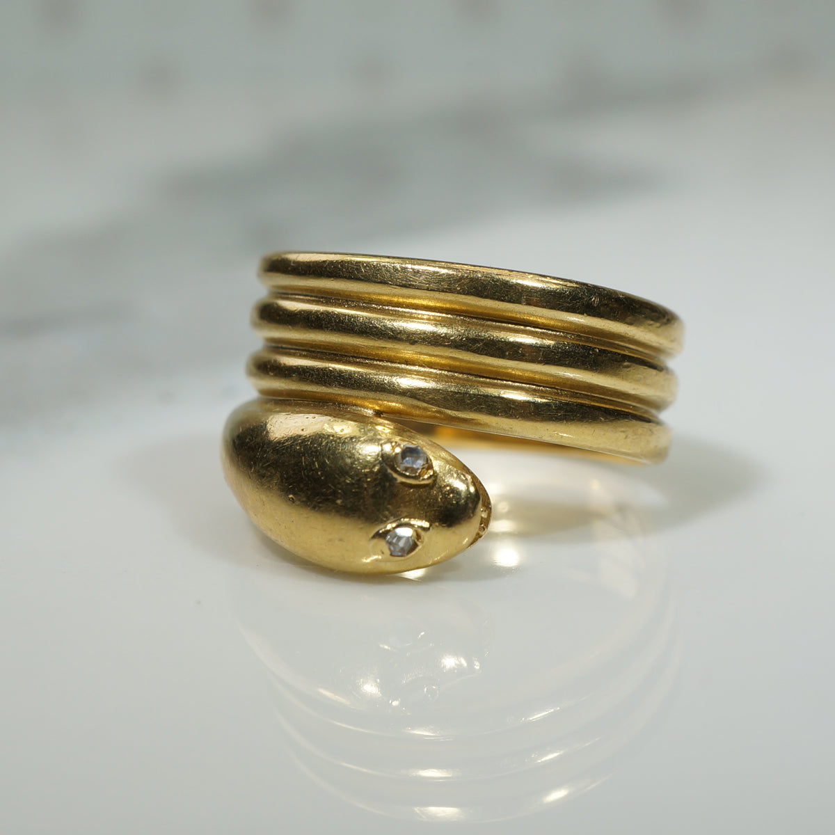 Fabulous Sinuous Snake Ring