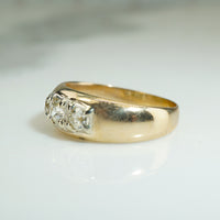 Old Mine Cut Solitaire Engagement Ring