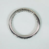 French Platinum Diamond Eternity Band