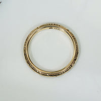 Engraved 1930s Yellow Gold Band
