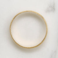 Timeless Half Round 14k Gold Band Size 11.5