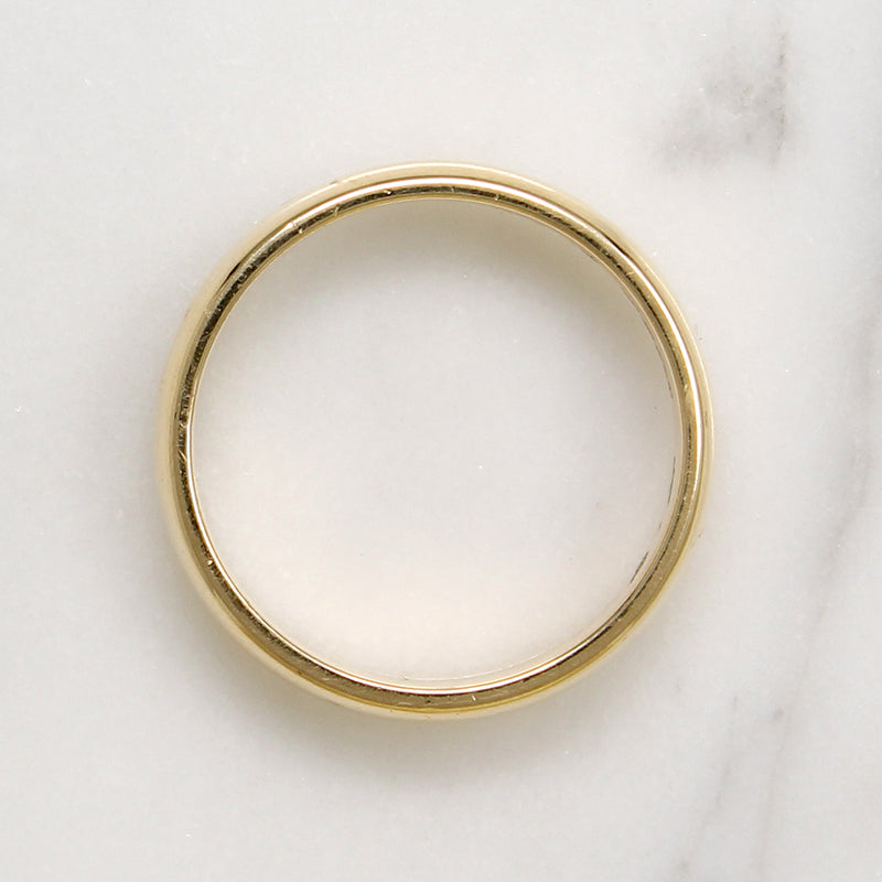 Satisfying Size 11.5 14k Gold Wedding Band 