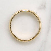 Satisfying Size 11.5 14k Gold Wedding Band 