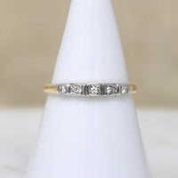 Sweet Details Diamond & Two-Tone Gold Band