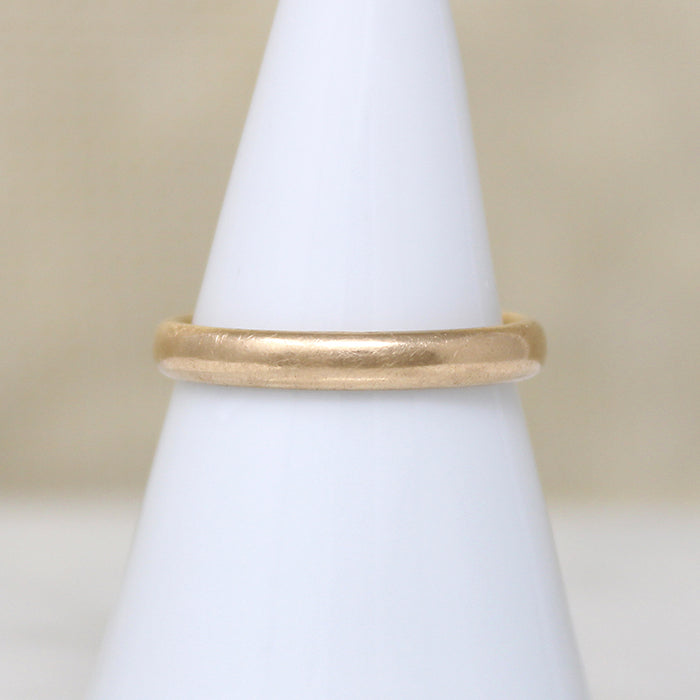 Simple 14k Gold ArtCarved Band Size 8