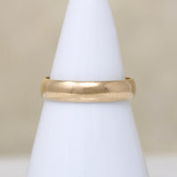 Timeless 14k Gold Half Round Band Size 5.75
