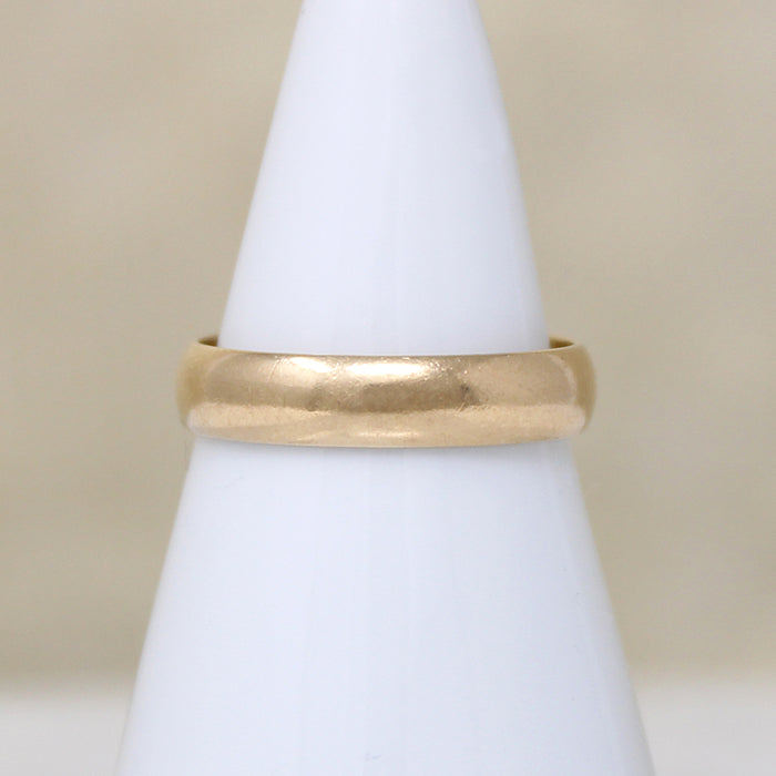 Timeless 14k Gold Half Round Band Size 5.75