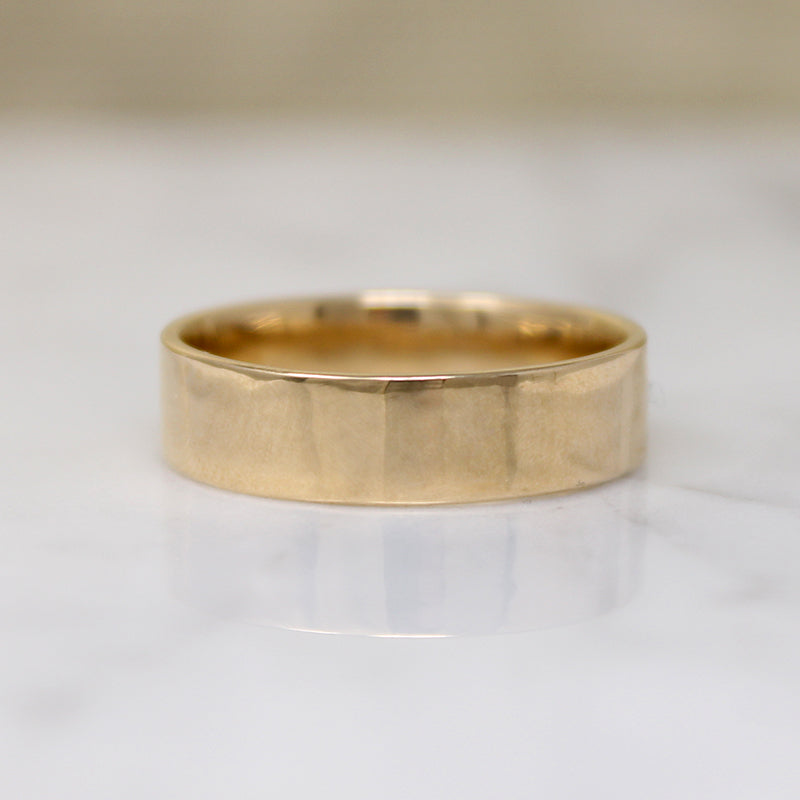 Recycled Gold Flat Comfort Fit Size 10.75 Band
