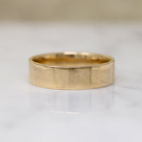 Recycled Gold Flat Comfort Fit Size 10.75 Band