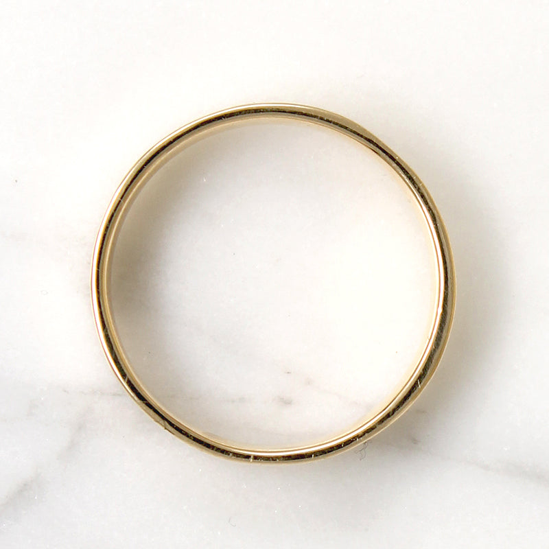 Recycled Gold Flat Comfort Fit Size 10.75 Band