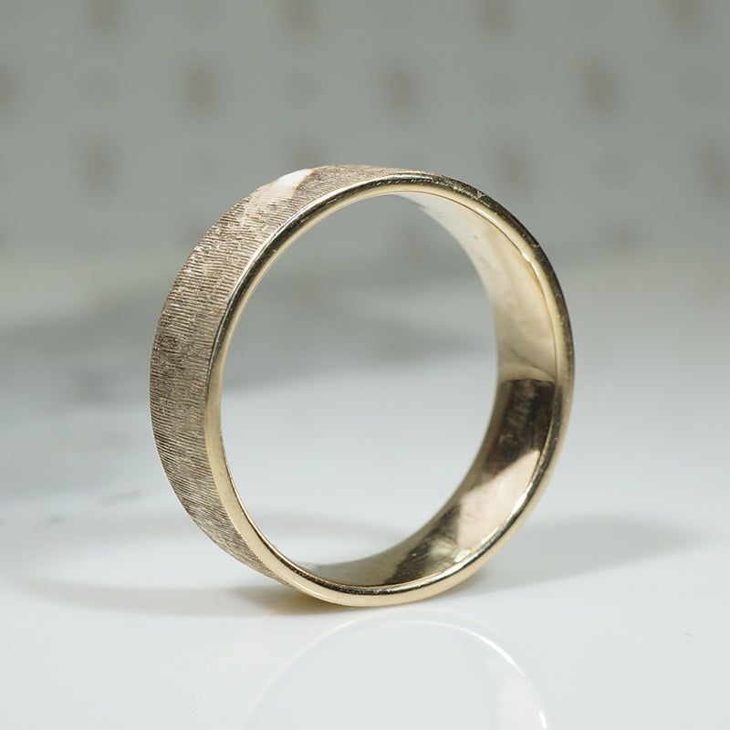 Fab Florentine Finished Recycled Gold Band