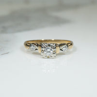 Charming Vintage 1940s Engagement Ring
