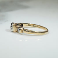 Charming Vintage 1940s Engagement Ring
