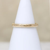 Subtle Details 14k Gold Vintage Band