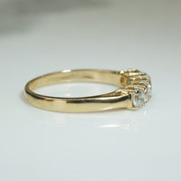Beautiful Rich Yellow Gold Diamond Band