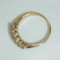 Beautiful Rich Yellow Gold Diamond Band