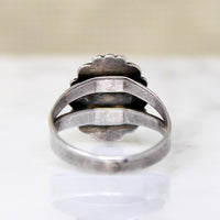 Darling Abalone & Sterling Silver Navajo Ring